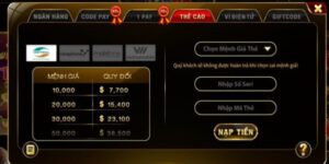 Hướng dẫn nạp tiền Top88 bằng việc sử dụng thẻ cào điện thoại